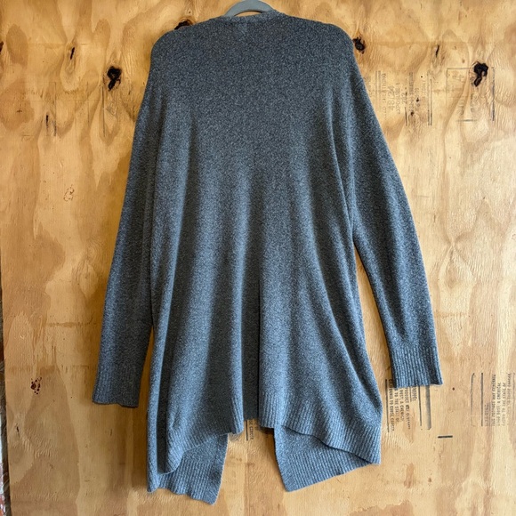 A New Day Long Gray Cardigan w/ Pockets Sz L - Picture 4 of 6